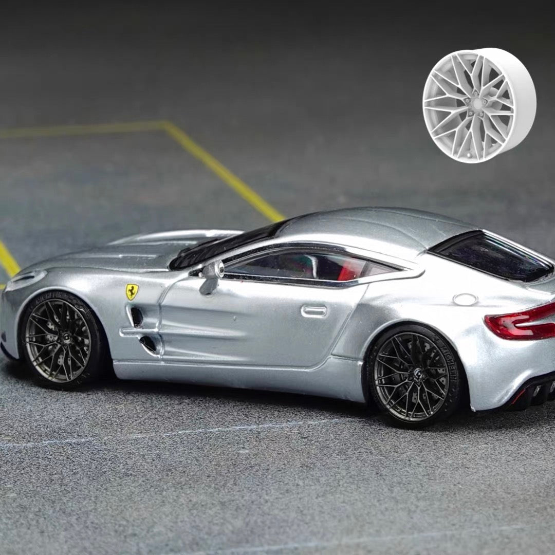 Puff Studio 1:64 HRE P200 8.8mm Axle Wheels | Aggressive Stance Diecast Custom Wheels