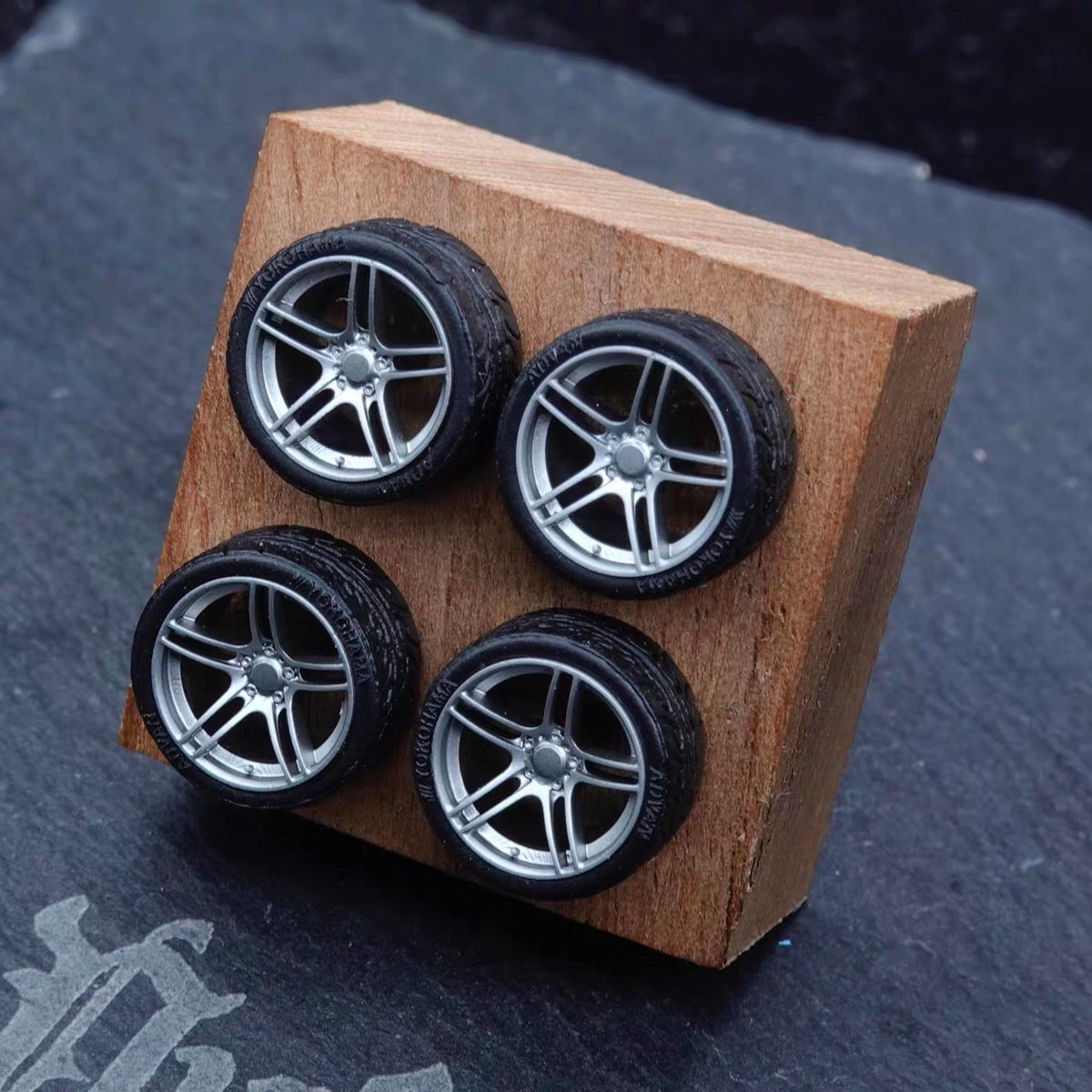 Puff Studio 1:64 BMW 313 8.1mm Axle Wheels | Aggressive Stance Custom Diecast Wheel Set
