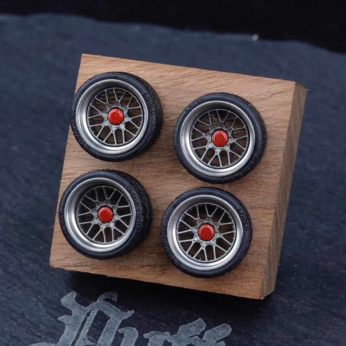 Puff Studio 1:64 BBS RS2 8.1mm Bearing Axle Wheel Set Custom Stance Diecast Upgrade Pre-Order (Ships in 30 Days)