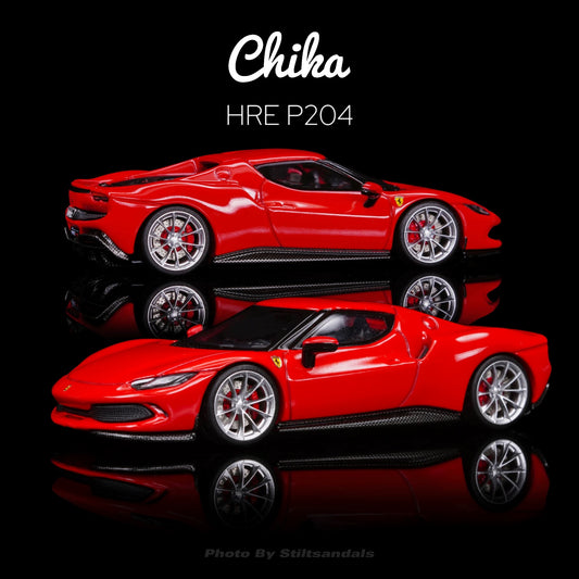 1:64 HRE P204 Custom Wheel Set 10.5mm | Premium Static Model Car Upgrade Rims