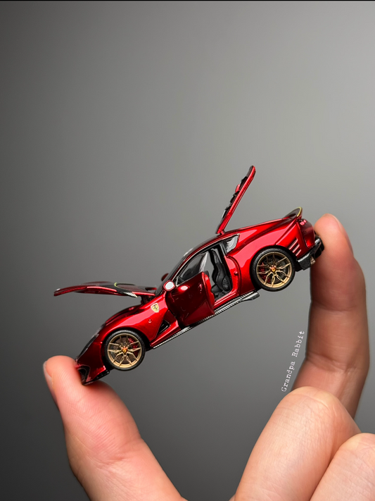 1:64 Ferrari 812 Competizione Full Opening Diecast Model Car | Collector Edition