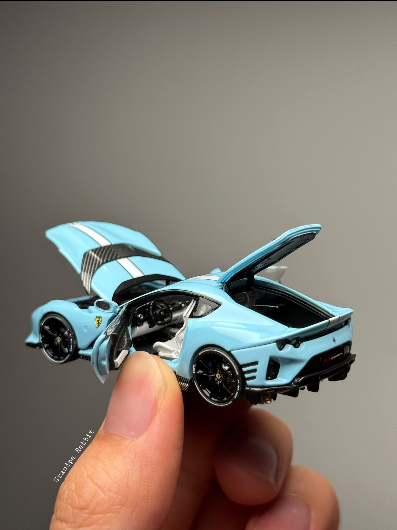 1:64 Ferrari 812 Competizione Full Opening Diecast Model Car | Collector Edition