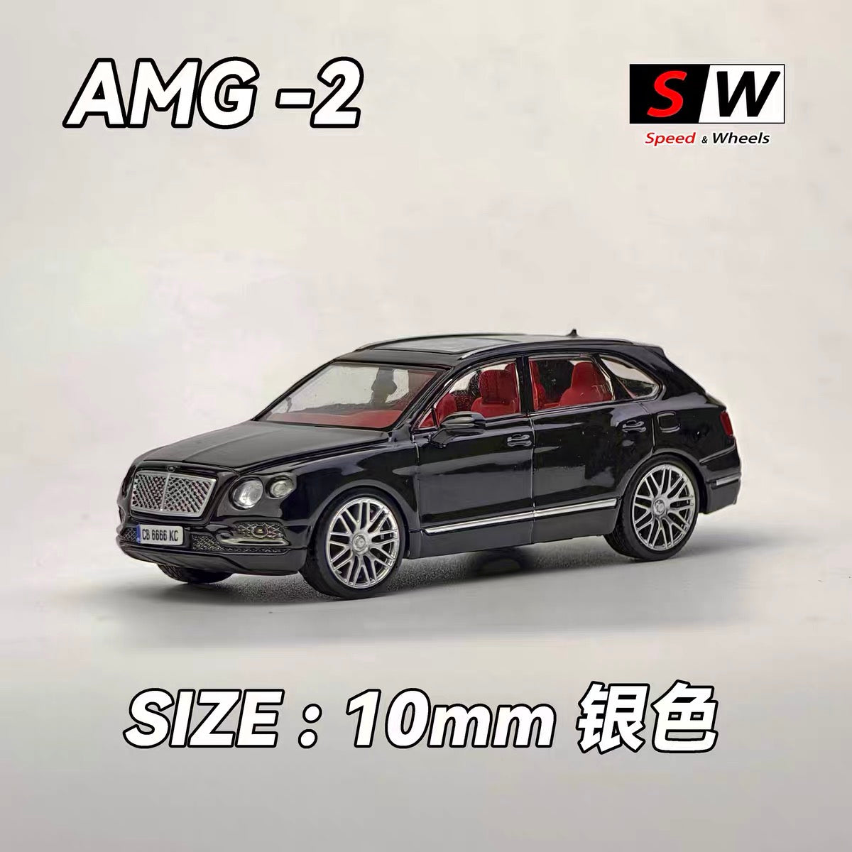 1:64 AMG-2 10mm Wheel Set – Stance Custom Rubber Tires Diecast Model Car Wheels