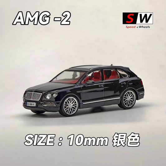 1:64 AMG-2 10mm Wheel Set – Stance Custom Rubber Tires Diecast Model Car Wheels