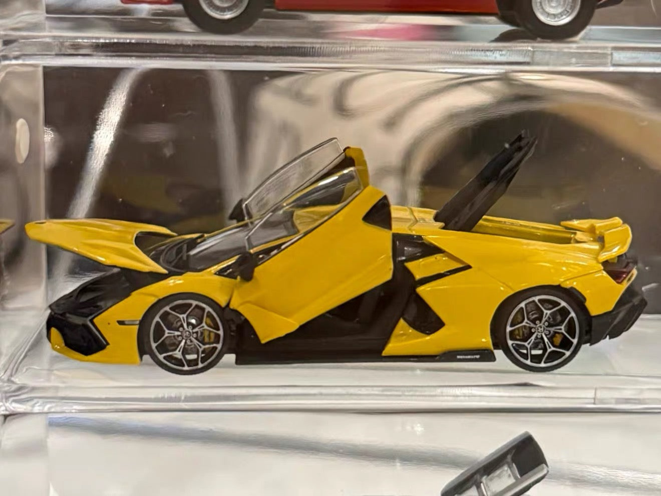 1:64 Lamborghini Revuelto Stance Wheels – Rubber Tire Custom Rim Set 10.2/10.9mm Diecast Model Cars