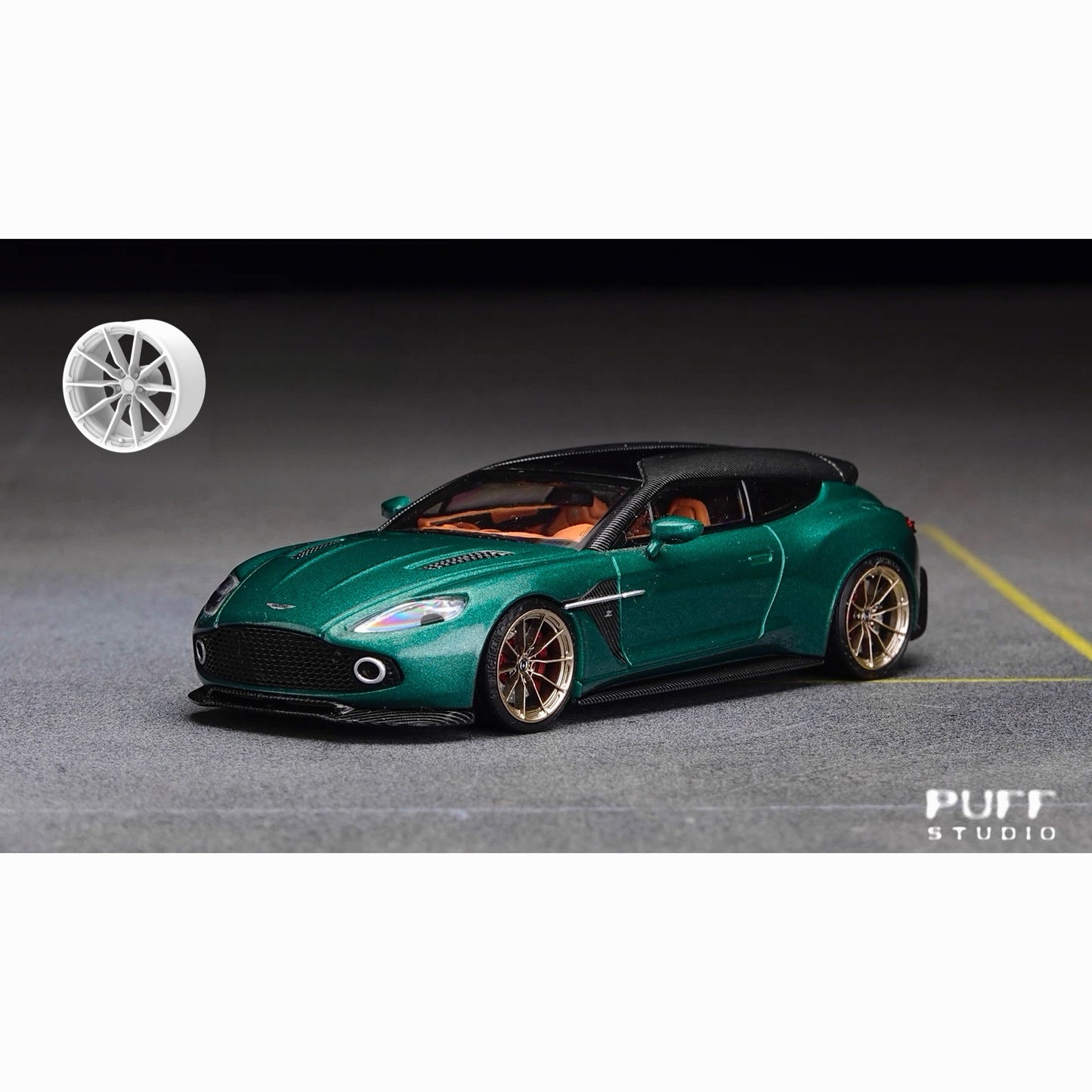Puff Studio HRE P104CS 1:64 Custom Wheels 8.8mm | Aggressive Stance Diecast Wheel Set