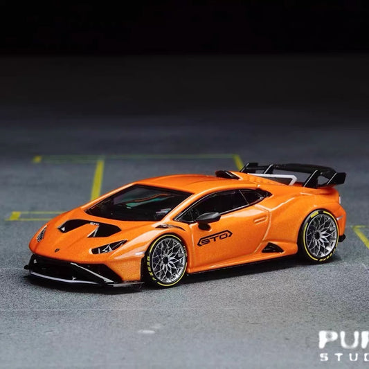 Puff Studio 1:64 Lamborghini Huracan STO OEM Style Wheels | Front 8.5mm Rear 8.8mm Axle Diecast Custom Stance Wheels