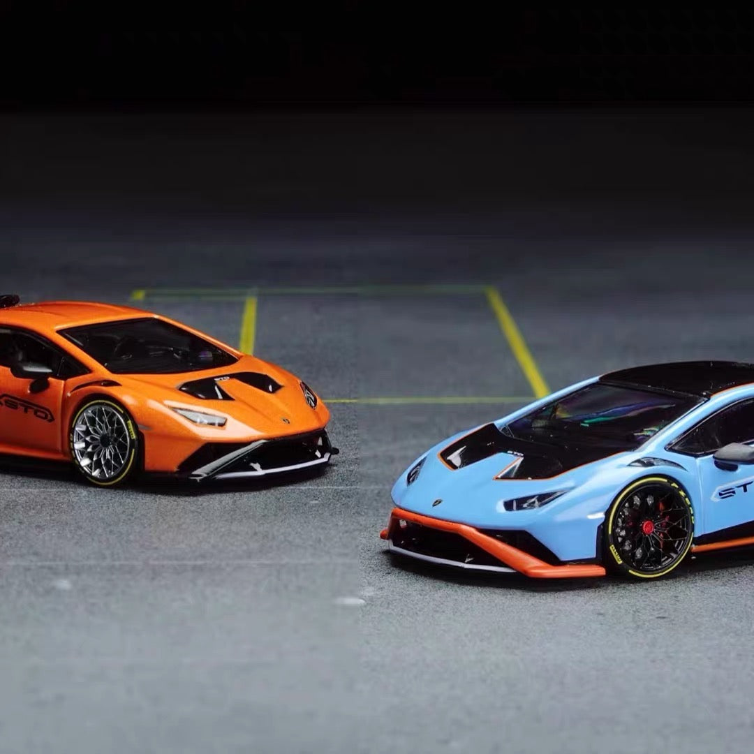 Puff Studio 1:64 Lamborghini Huracan STO OEM Style Wheels | Front 8.5mm Rear 8.8mm Axle Diecast Custom Stance Wheels