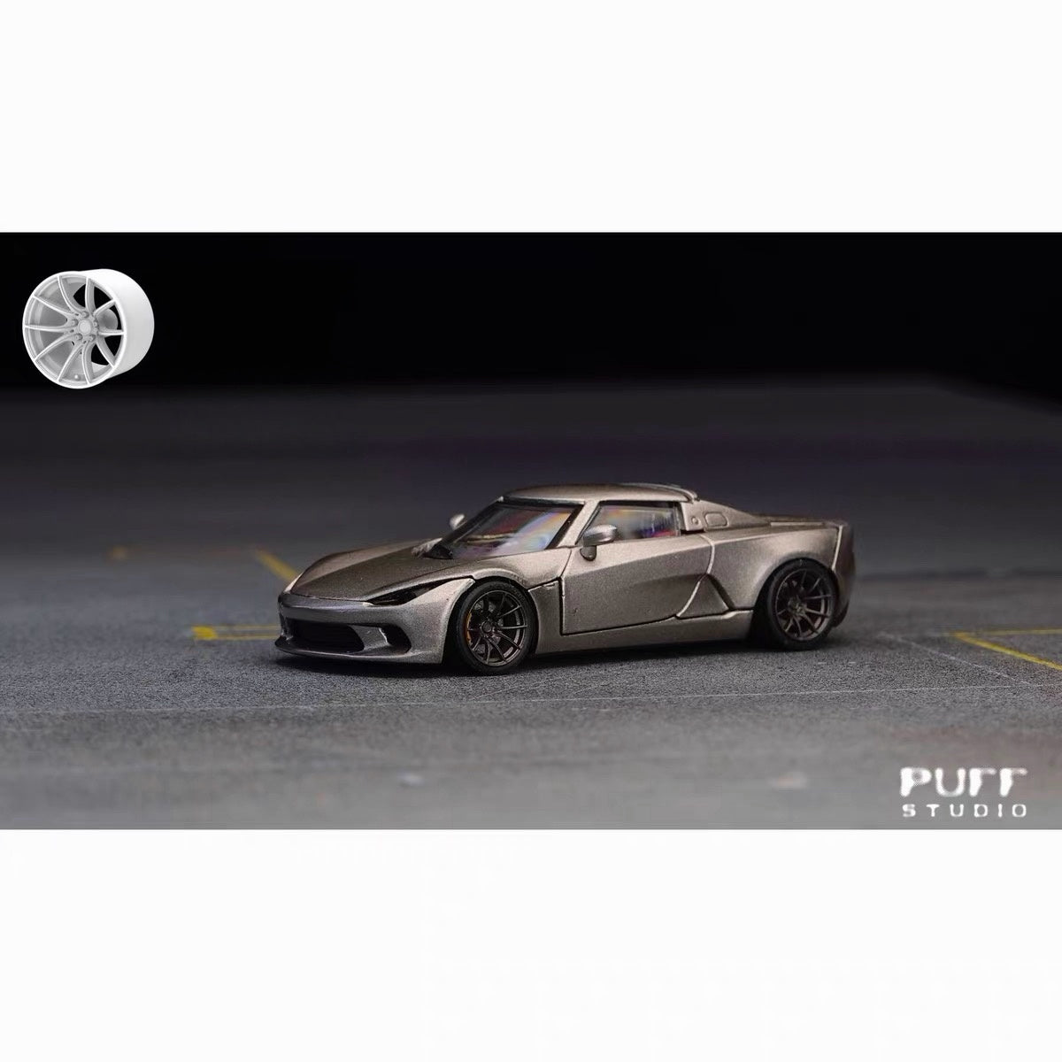Puff Studio 1:64 WedsSport SA10R 7.5mm Axle Wheels | Lightweight Racing Stance Diecast Custom Wheels