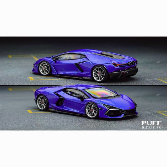 Puff Studio 1:64 Vossen EVO2R Wheels | Front 8.5mm Rear 8.8mm Axle OEM Style Aggressive Stance Diecast Custom Wheels