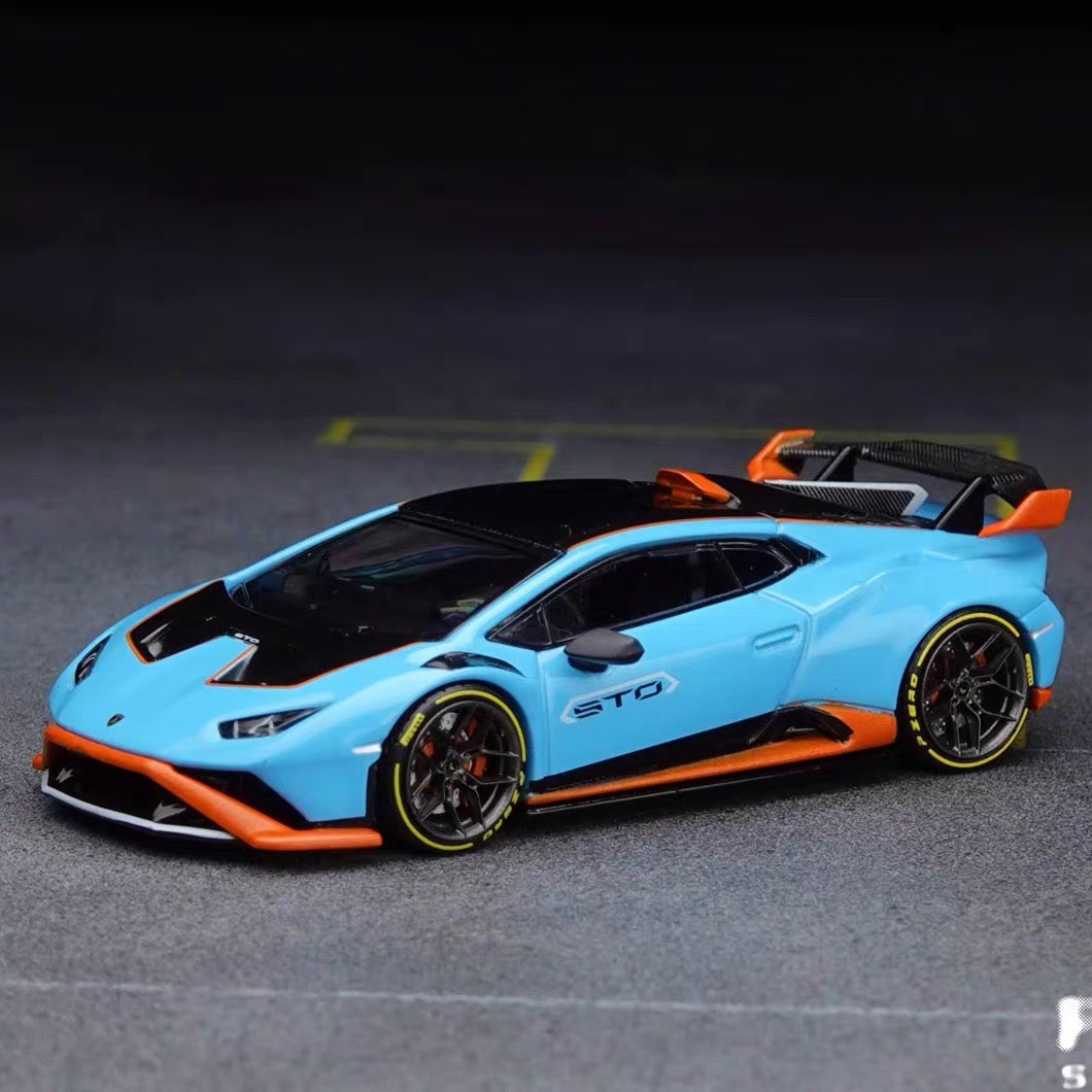 Puff Studio 1:64 Vossen EVO4 Wheels | Front 8.5mm Rear 8.8mm Axle OEM Style Aggressive Stance Diecast Custom Wheels