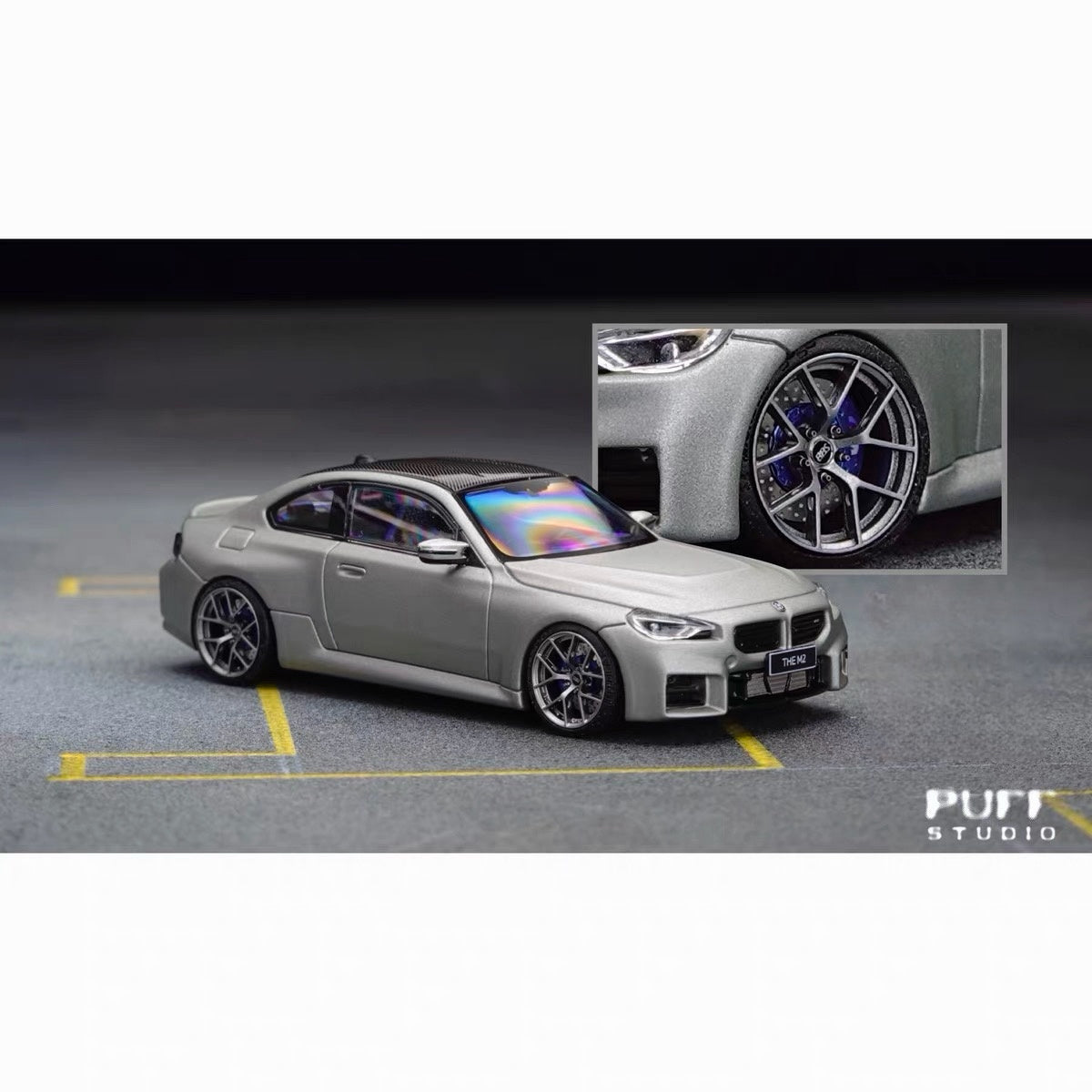 Puff Studio 1:64 BBS FIR 8.8mm Axle Wheels | Lightweight Racing Stance Custom Diecast Wheel Set