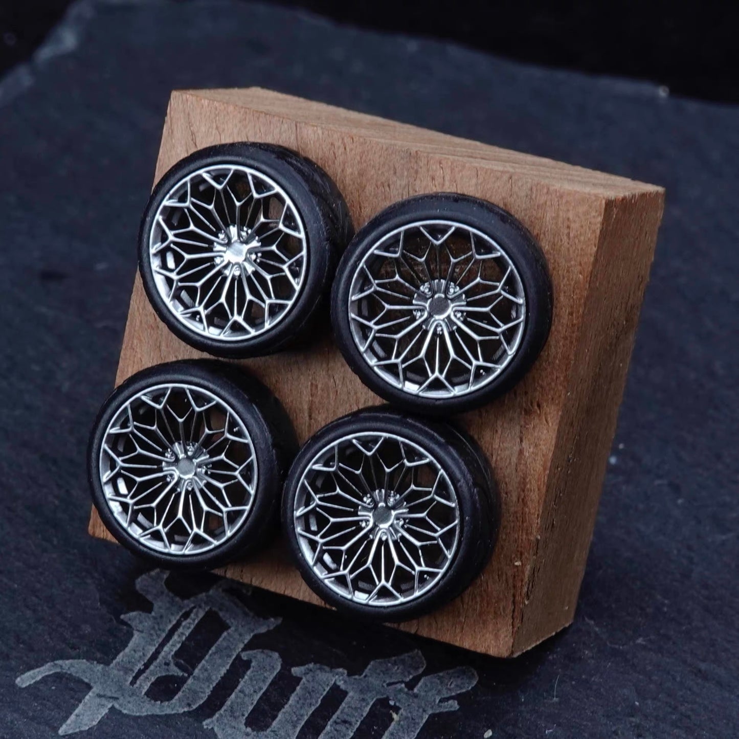 Puff Studio 1:64 OHMSS Edition DBS 9.2mm Axle Wheels | Resin Custom Stance Diecast Wheel Set