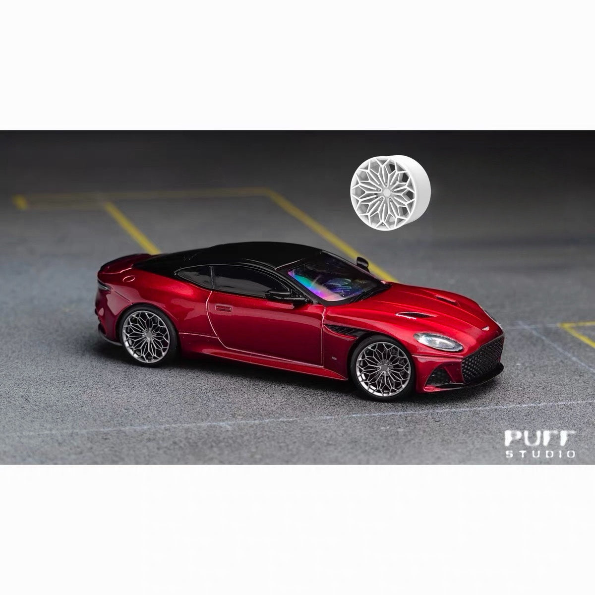 Puff Studio 1:64 OHMSS Edition DBS 9.2mm Axle Wheels | Resin Custom Stance Diecast Wheel Set