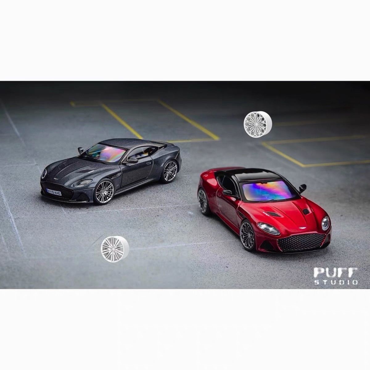 Puff Studio 1:64 OHMSS Edition DBS 9.2mm Axle Wheels | Resin Custom Stance Diecast Wheel Set