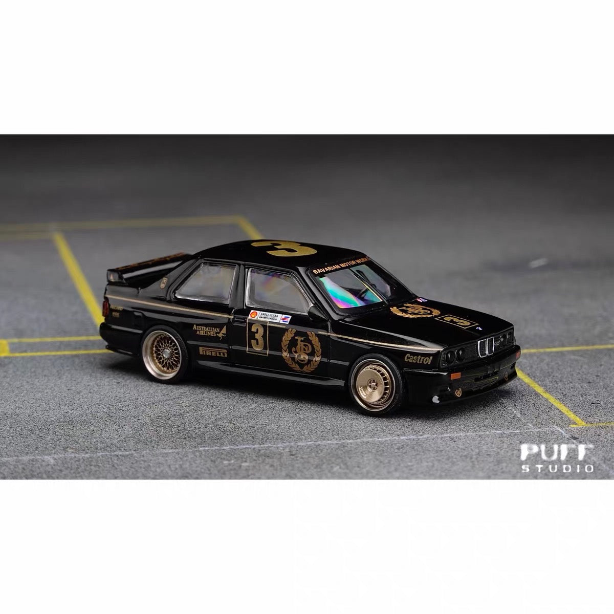 Puff Studio 1:64 Ronal Racing Turbo 7.5mm Axle Wheels | Racing Stance Lightweight Diecast Custom Wheel Set