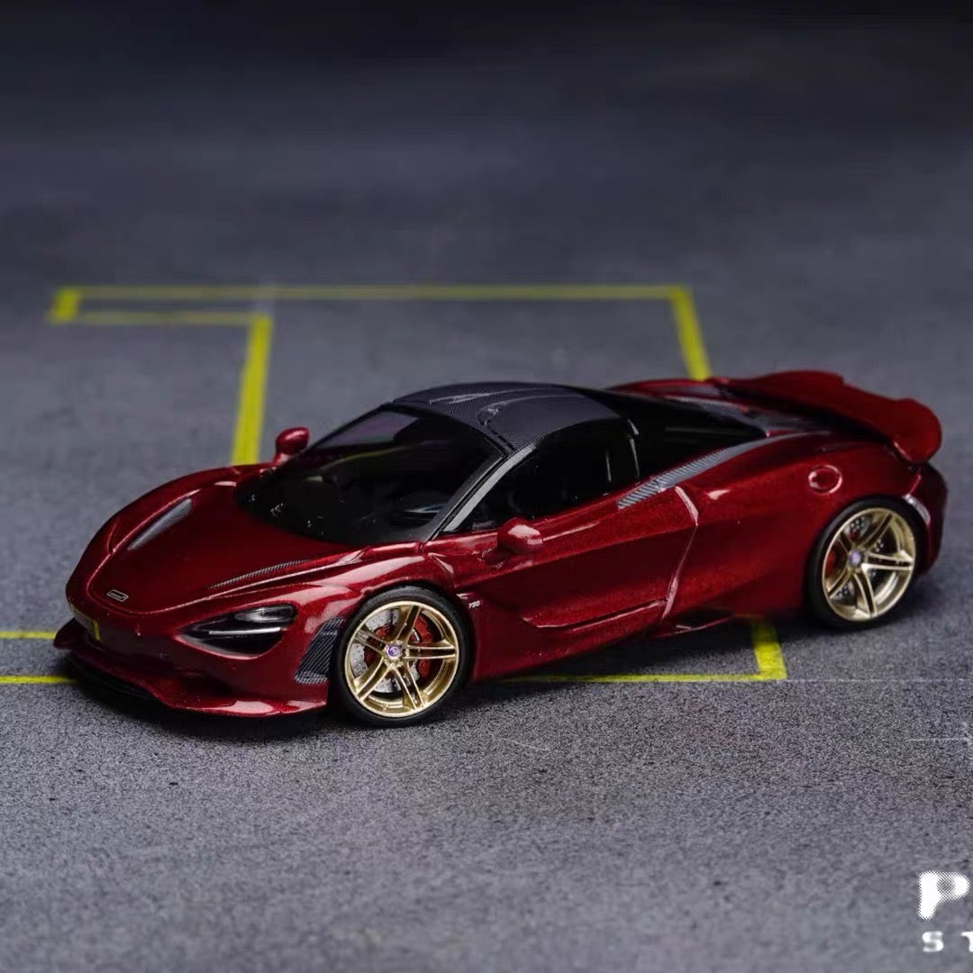 Puff Studio 1:64 HRE P207 Wheels | Front 8.5mm Rear 8.8mm Axle Aggressive Stance Diecast Custom Wheel Set