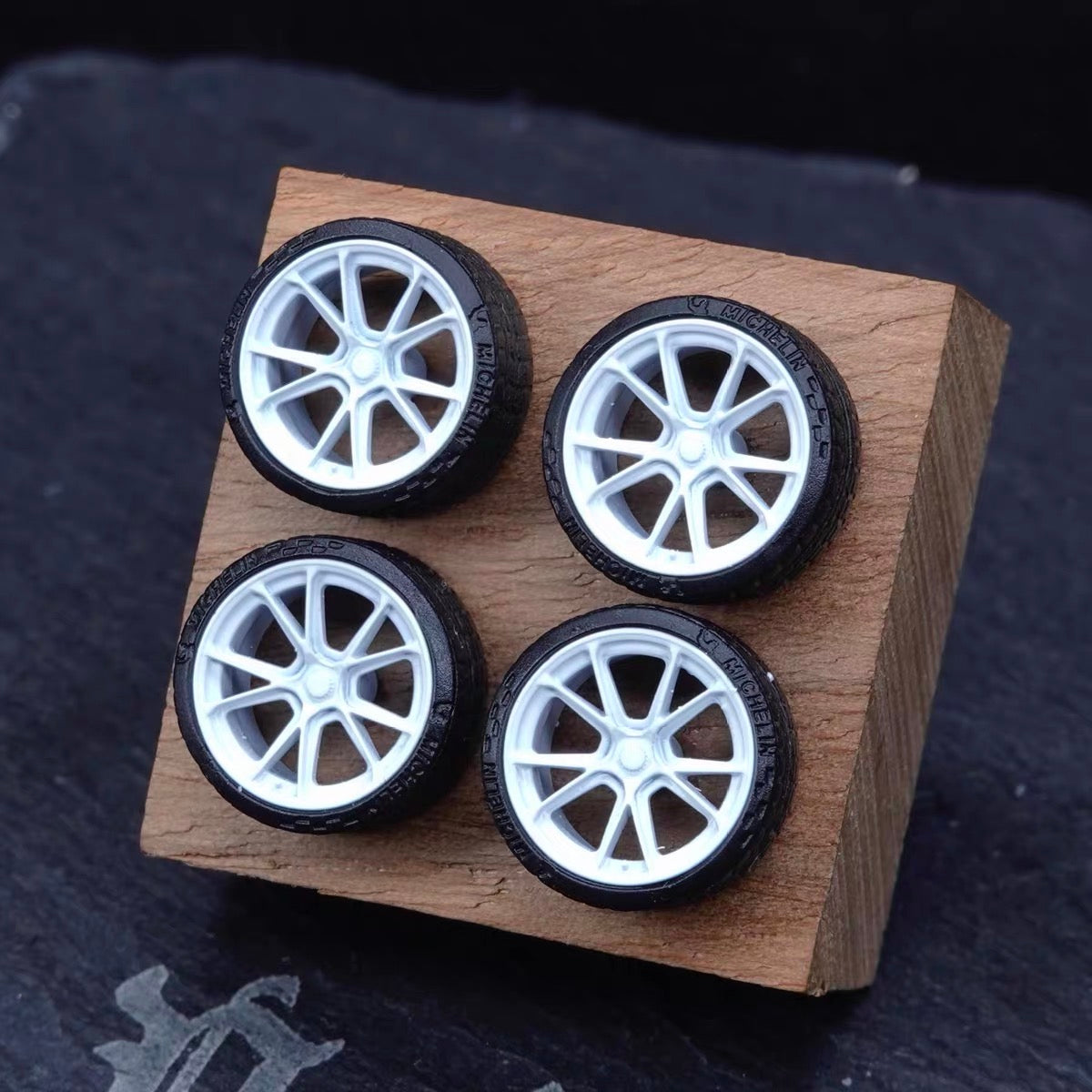 Puff Studio 1:64 Techart Formula VI 8.8mm Axle Wheels | Aggressive Stance Custom Diecast Wheel Set