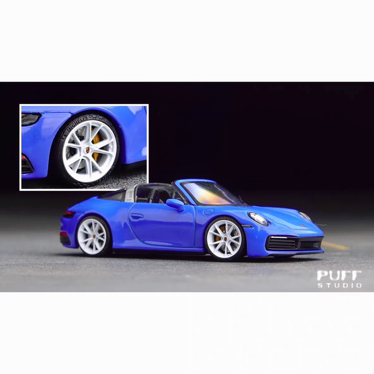 Puff Studio 1:64 Techart Formula VI 8.8mm Axle Wheels | Aggressive Stance Custom Diecast Wheel Set