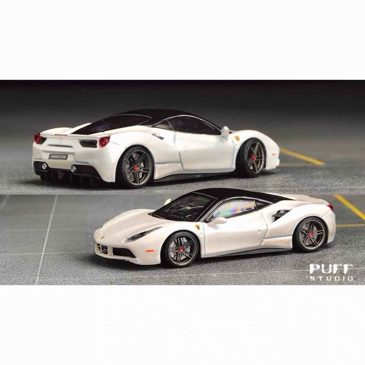 Puff Studio 1:64 Vossen EVO1 8.8mm Axle Wheels | OEM Style Aggressive Stance Diecast Custom Wheel Set
