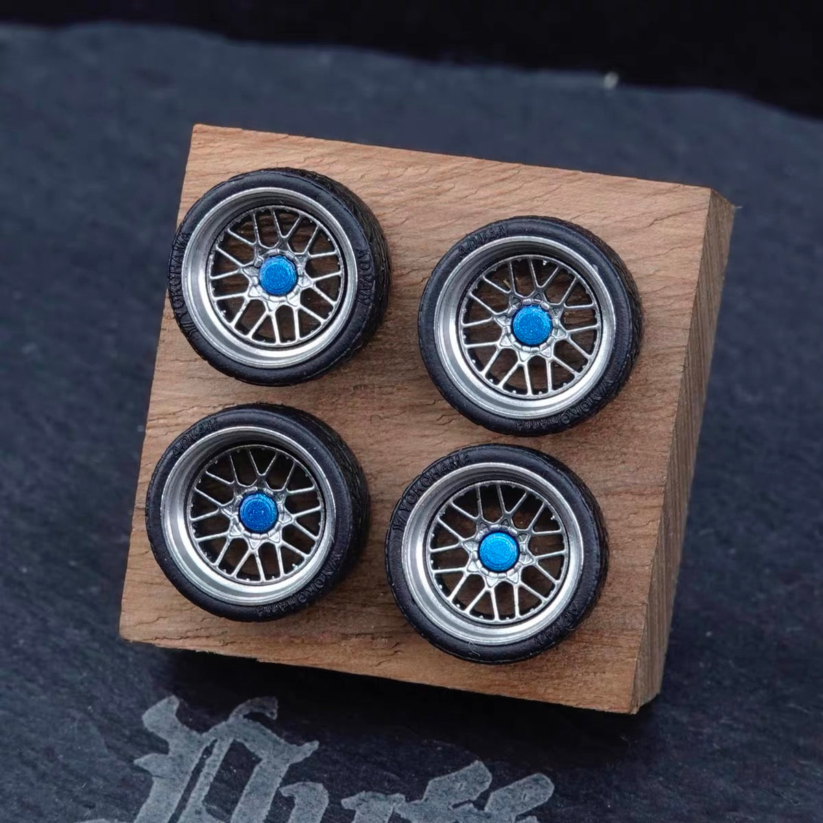 Puff Studio 1:64 BBS RS2 8.1mm Bearing Axle Wheel Set Custom Stance Diecast Upgrade Pre-Order (Ships in 30 Days)