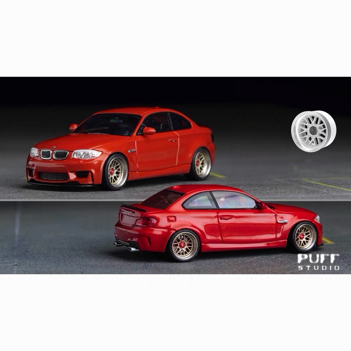 Puff Studio 1:64 BBS RS2 8.1mm Bearing Axle Wheel Set Custom Stance Diecast Upgrade Pre-Order (Ships in 30 Days)