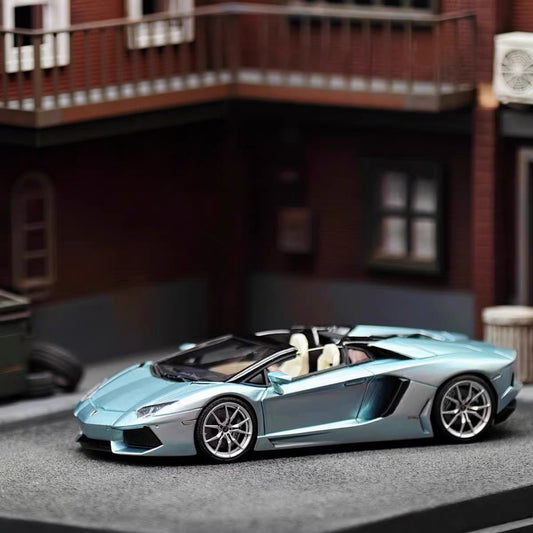 1:64 DD MODEL Rolling Wheels with Bearings - Factory Stock Rims for Custom LP720 LP740 Diecast Car
