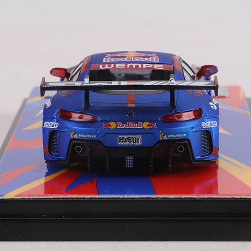 RM 1:64 Mercedes-AMG GT S Racing Car Diecast Model Red Bull Inspired Livery Metal Collectible Model Car