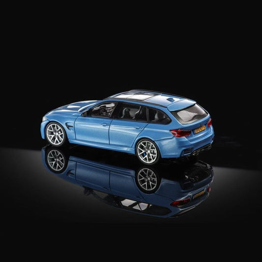 【In Stock】Mortal 1:64 BMW F81 M3 CS Touring Diecast Model Car – Blue / White – Premium Collectible Display Model